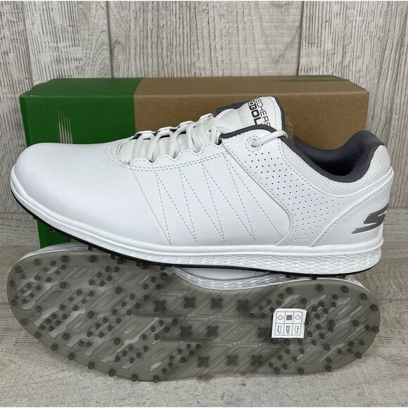 Skechers GO GOLF Pivot Men’s 8.5 Extra Wide White Fit Golf Shoes 54545EWW/WGY main image 5